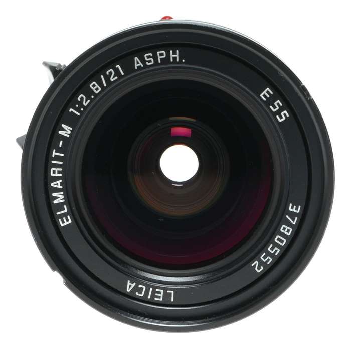 Leica Elmarit-M 1:2.8/21 mm ASPH. 11135 E55 boxed 6-bit hood caps