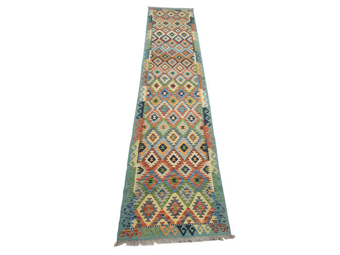 Beautiful Afghan Choubi Kilim Runner-  406 x 81 CM