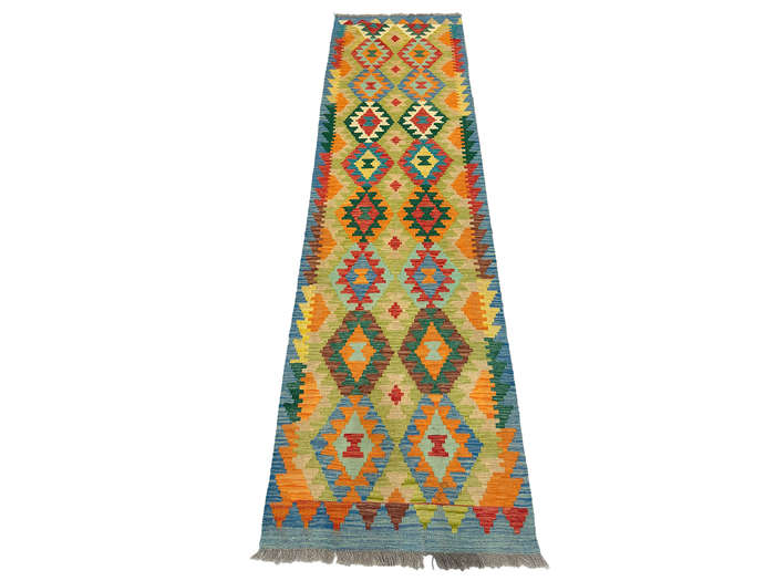Beautiful Afghan Choubi Kilim Runner-  288 x 84 CM