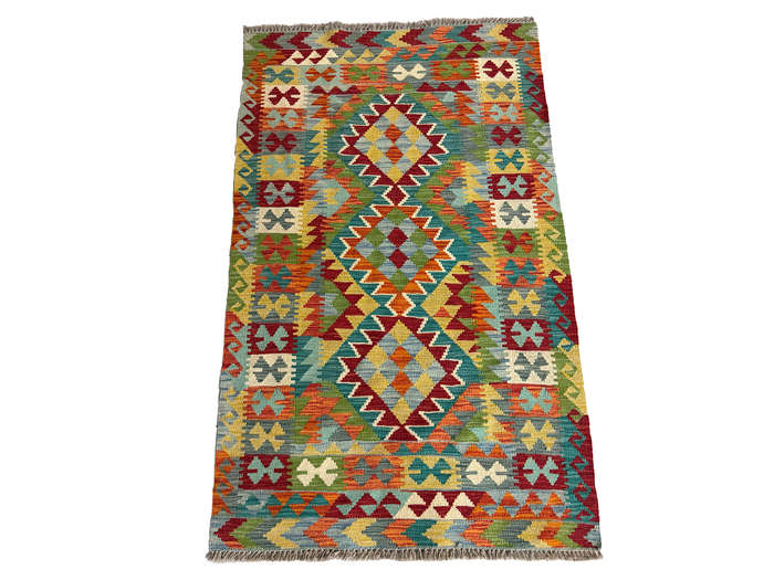 Beautiful Afghan Bedside Kilim - 159 x 98 CM