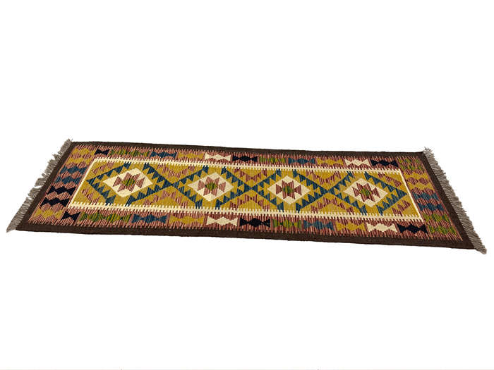 Beautiful Afghan Handmade Kilim Runner -191 x 63 CM