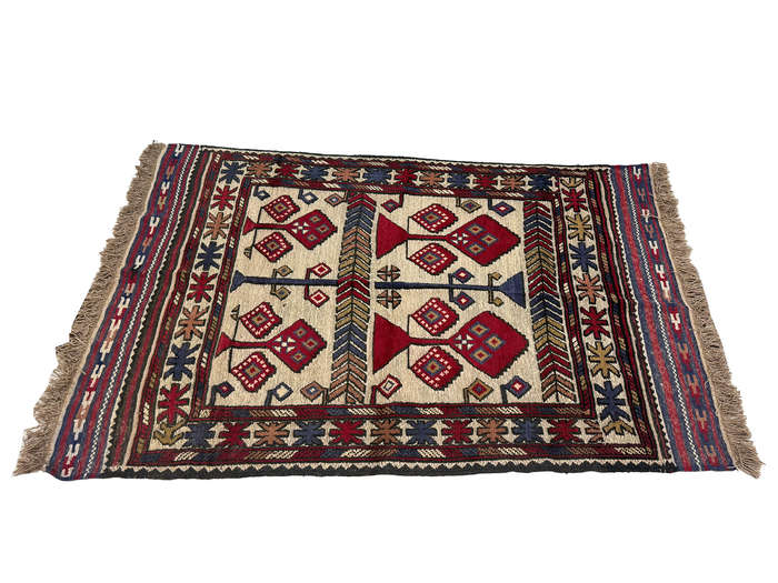  Beautiful Afghan Barjesta Handmade Carpet 162 x 109 CM