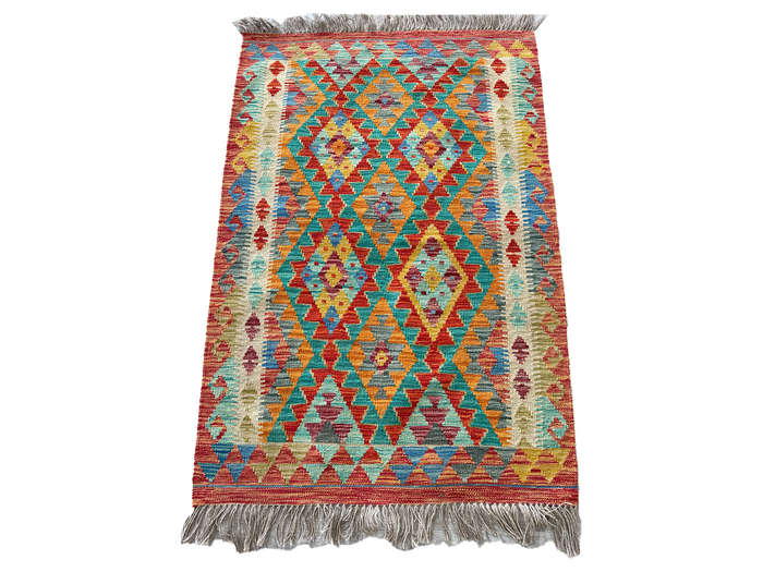 Stunning Afghan Handmade Choubi Kilim - 148 x 92 CM