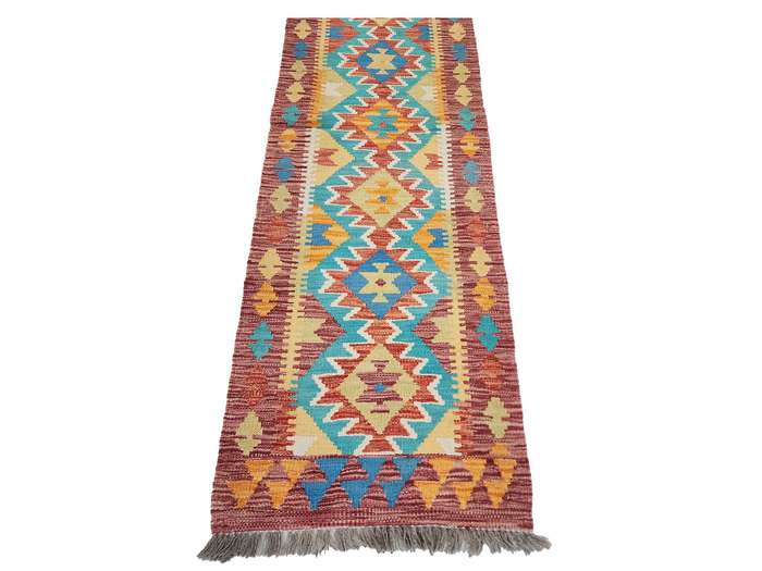 Gorgeous Afghan Choubi kilim Runner 197 x 61 CM