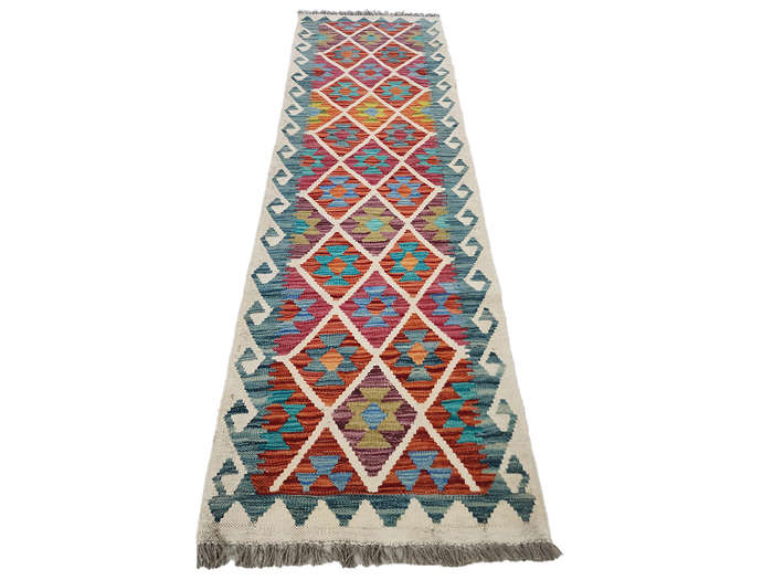 Beautiful Afghan Choubi kilim Runner 202 x 61 CM