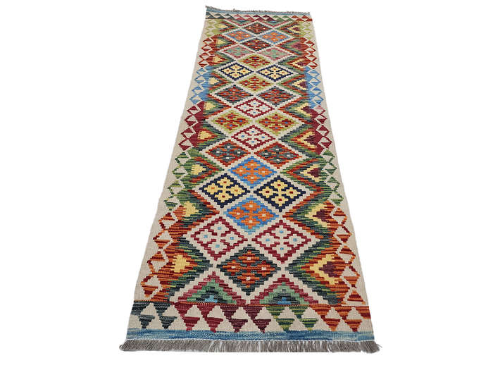 Stunning Afghan Choubi kilim Runner 191 x 73 CM