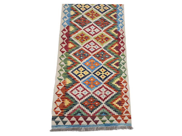 Stunning Afghan Choubi kilim Runner 191 x 73 CM