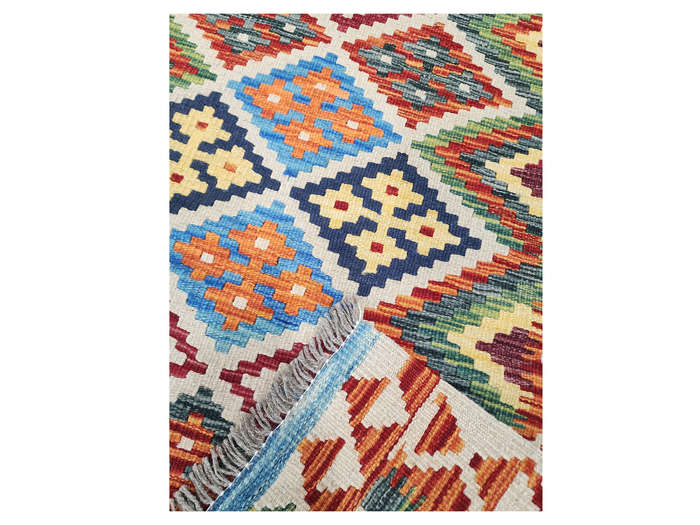 Stunning Afghan Choubi kilim Runner 191 x 73 CM