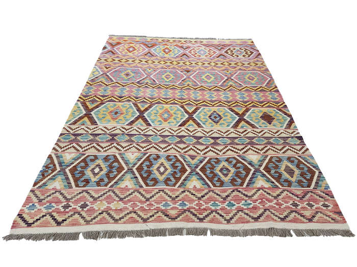 Afghan Handmade Choubi  Kilim 249 x 184 CM