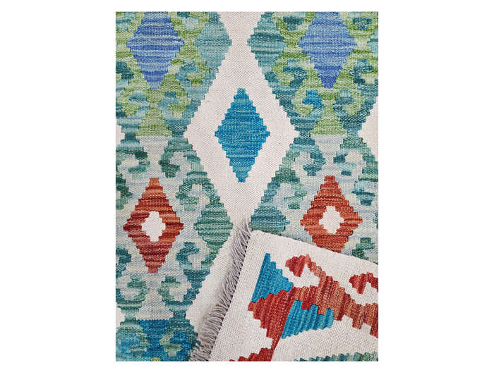 Beautiful Afghan Choubi kilim Runner 188 x 81 CM