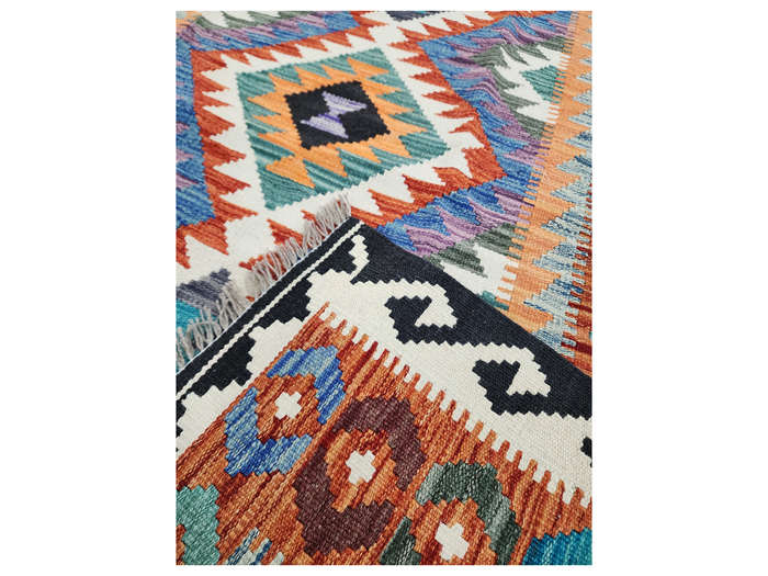 Beautiful Afghan Handmade Choubi kilim 176 x 128 CM