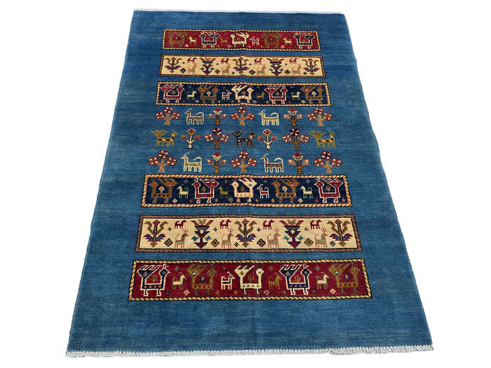 Beautiful Afghan Handmade Carpet 151 x 102 CM