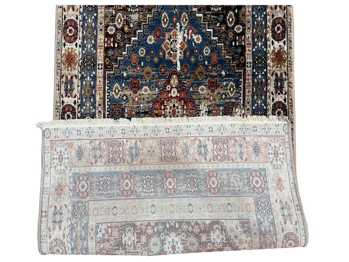 Multicolor Vintage Style Passage Runner 300 x 80 CM