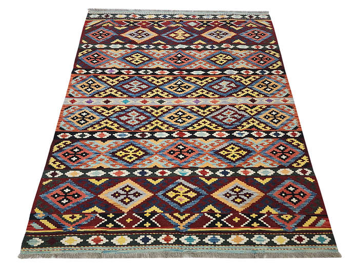 Gorgeous Afghan Handwoven Choubi Kilim 239 x 184 CM