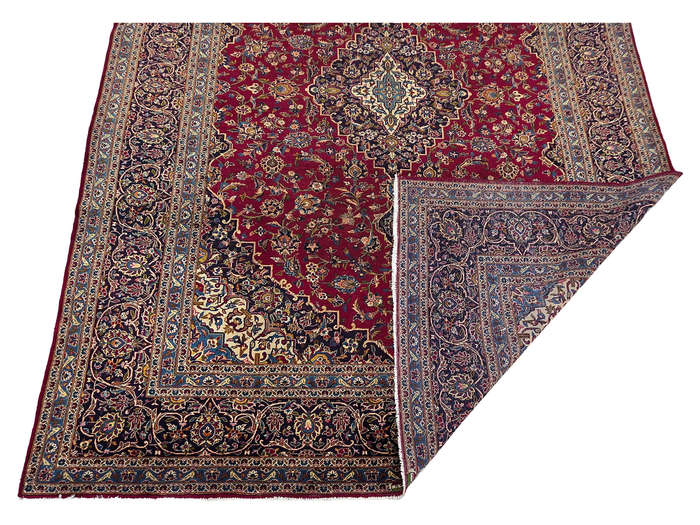 Second Hand Persian Kashan Carpet 410 x 303 CM