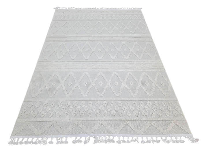 Cream Color Jute Machine Made Carpet - 290 x 200 CM