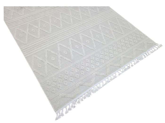Cream Color Jute Machine Made Carpet - 290 x 200 CM