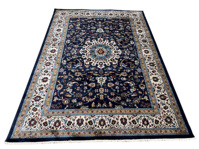 Navy Persian Design Machine Made Carpet - 290 x 200 CM