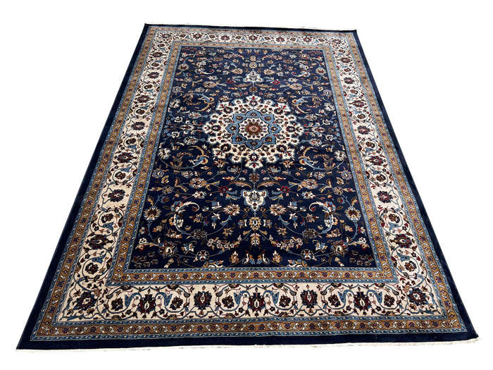 Navy Persian Design Machine Made Carpet - 290 x 200 CM