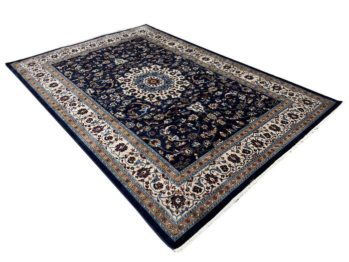 Navy Persian Design Machine Made Carpet - 290 x 200 CM