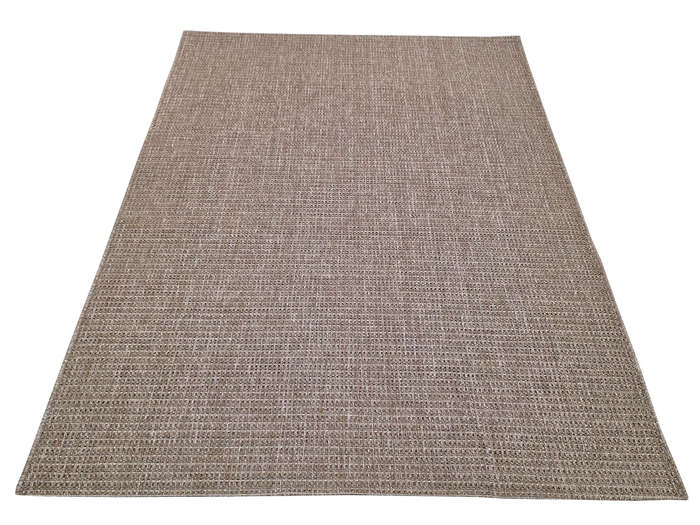 Fine Brown Machine Made Jute Carpet - 230 x 160 CM