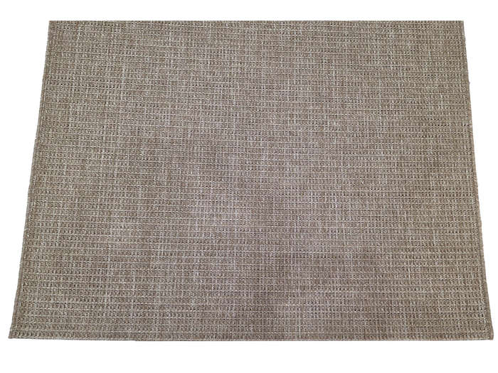Fine Brown Machine Made Jute Carpet - 230 x 160 CM