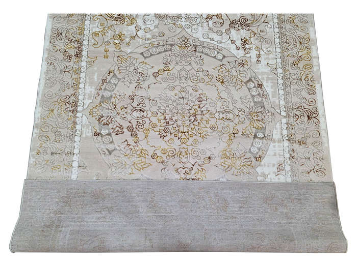 Vintage Beige/Gold Machine Made Carpet - 230 x 160 CM