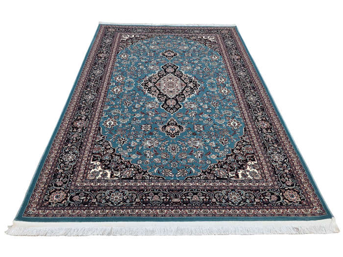 Beautiful Nain Machine Made Blue Carpet - 230 x 160 CM