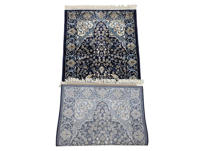 Navy Color Machine Made Runner- 200 x 80 CM