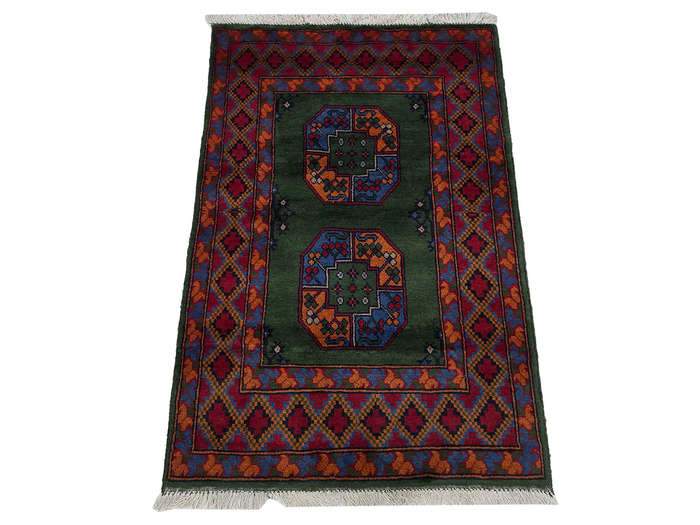 Afghan Kunduz Handmade Carpet - 152 x 116 CM