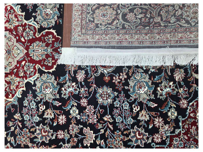 Beautiful Kashan Machine Made Cream Carpet - 230 x 160 CM