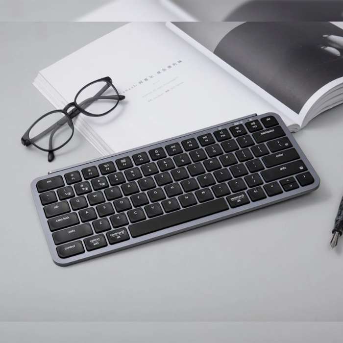 Keychron B1 Pro Ultra-Slim 75% Wireless Keyboard - Space Grey