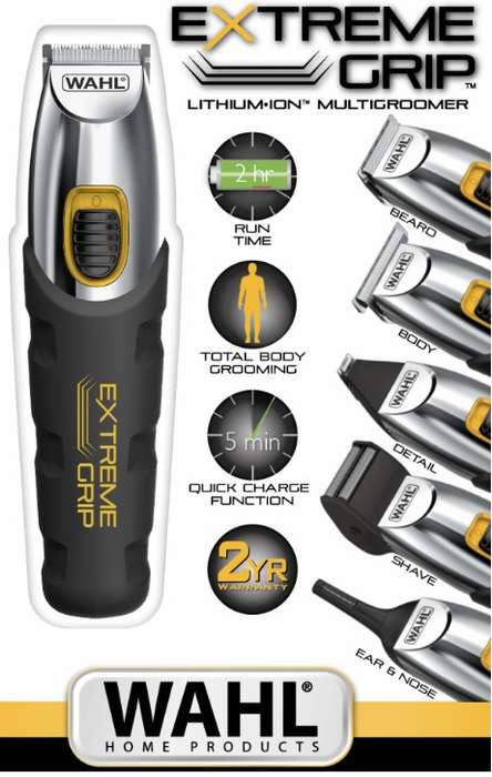 Wahl Lithium Ion 25 Piece Extreme Grip Multigroomer Retail