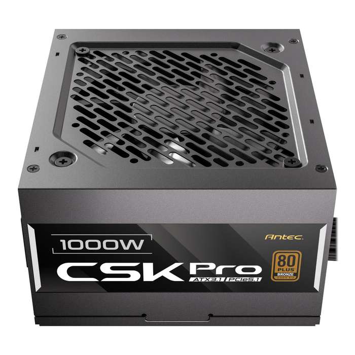 Antec CSK1000 PRO ATX3.1 Semi-Modular 1000W Power Supply (80 PLUS Bronze, PCIe 5.1, ATX 3.1 Certi...