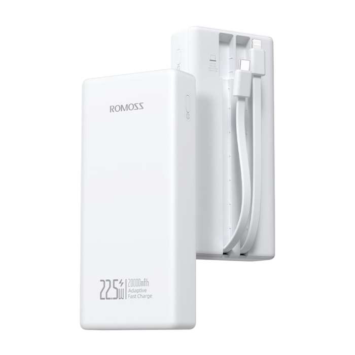 Romoss PRC20 20000mAh 22.5W Fast Charge Power Bank &#x2013; White