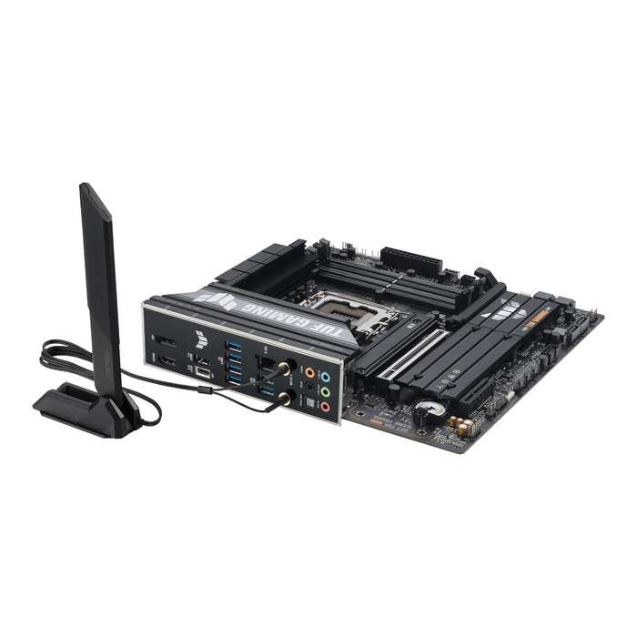 Asus TUF Gaming B860M-Plus Wi-Fi M-ATX Motherboard &#x2013; Intel LGA1851, DDR5, PCIe 5.0. Wi-Fi 7