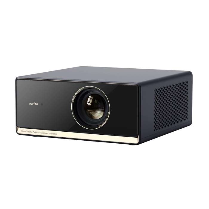 WANBO X5 Pro Full HD Smart Projector (1080p, 1100 ANSI Lumens, Android TV, ASA 3.0, 5GHz Wi-Fi, A...
