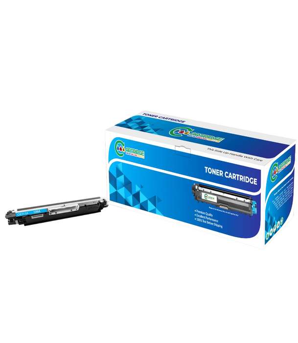Compatible HP CF351A Cyan Toner Cartridge 1,000 Pages CE311A Single-pack