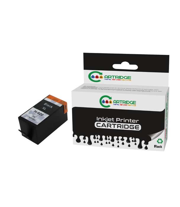 Compatible HP 920XL Black High Yield Printer Ink Cartridge CD975A Single-pack