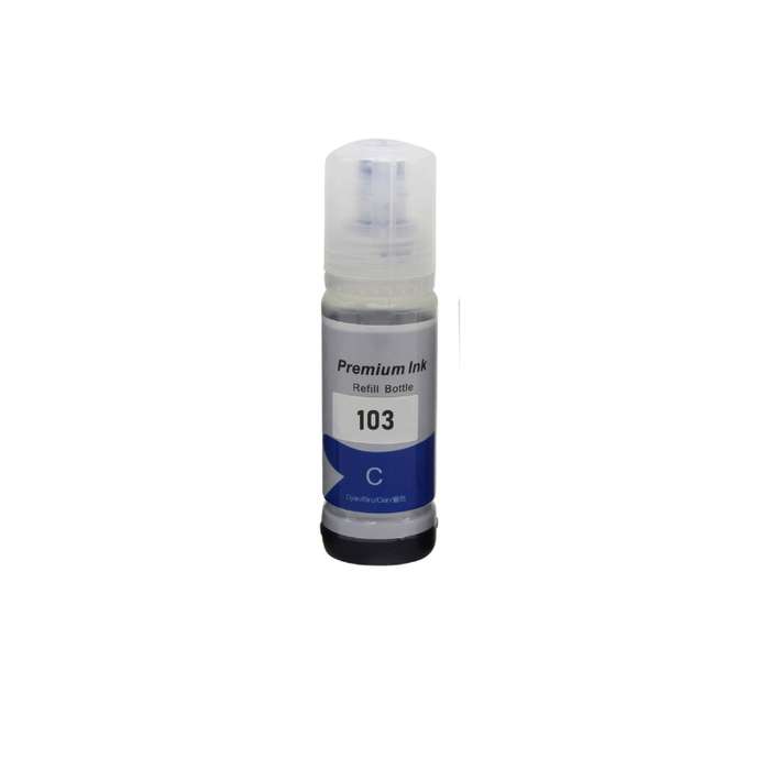 Compatible Epson 103 Ecotank ink bottle Cyan single
