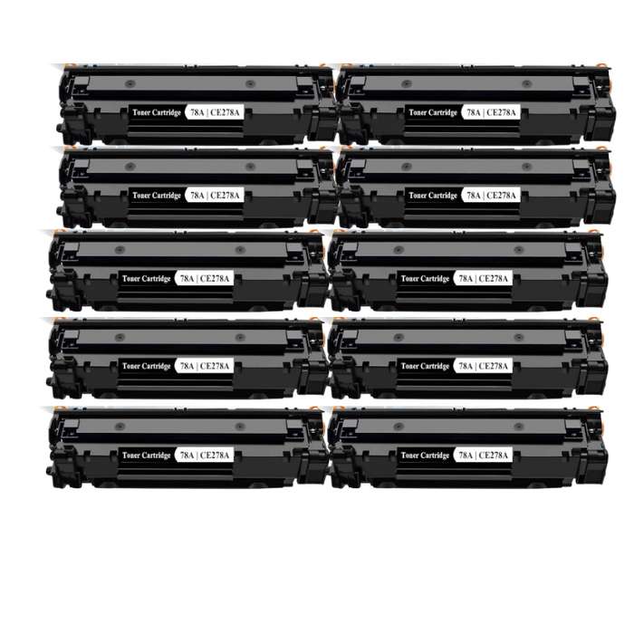 Compatible HP 278/728A Toner Cartridge Black Combo X10