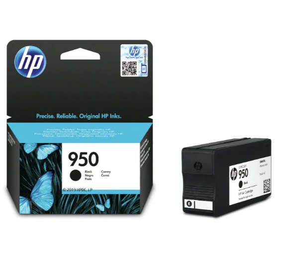Original HP # 950 BLACK OFFICEJET INK CARTRIDGE - OfficeJet Pro 8100 ePrinter series, OfficeJet P...