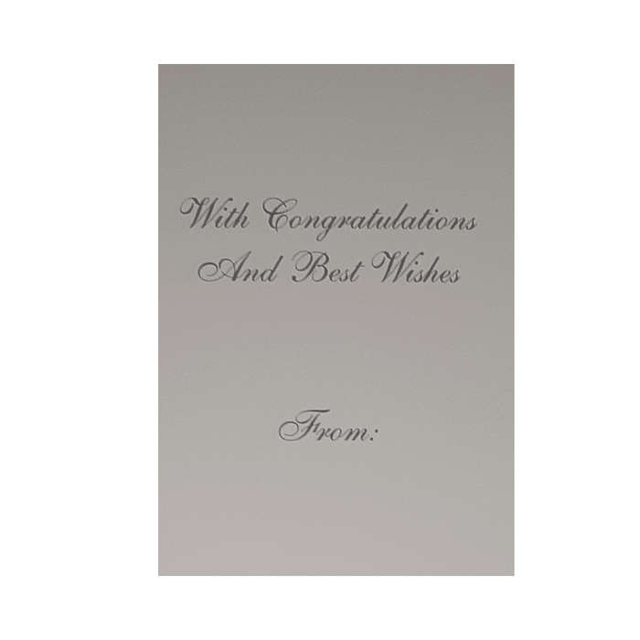 Girl Baby Congratulations Card