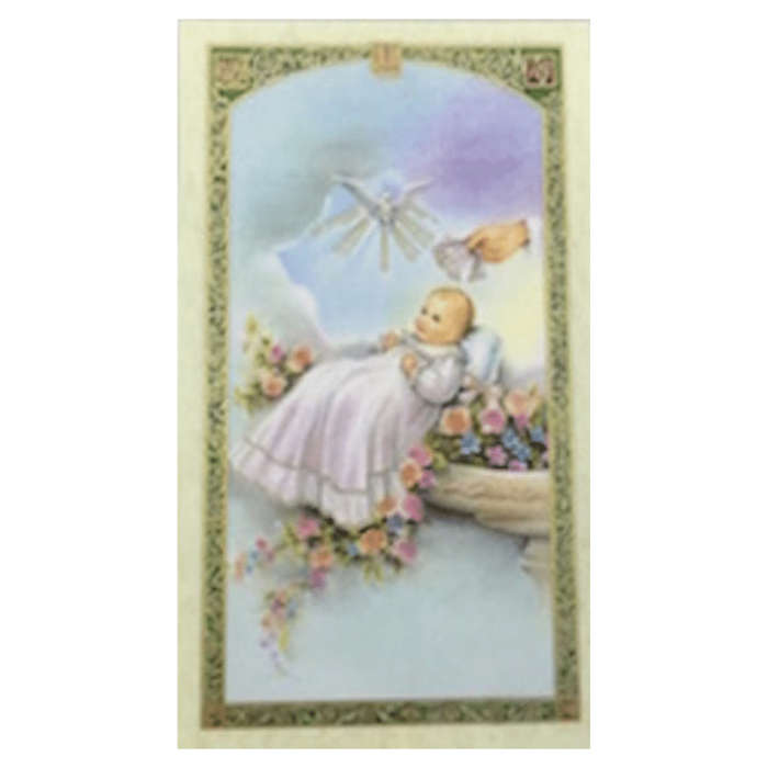 Baptismal Holy Card