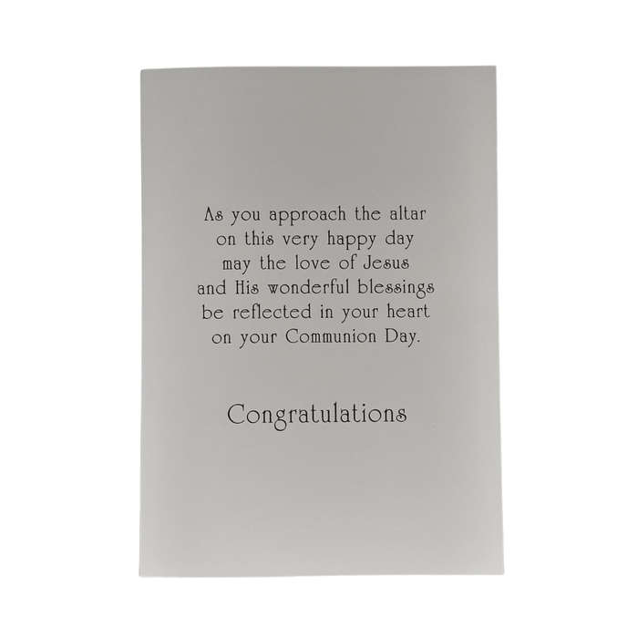 First Holy Communion Card For Boy