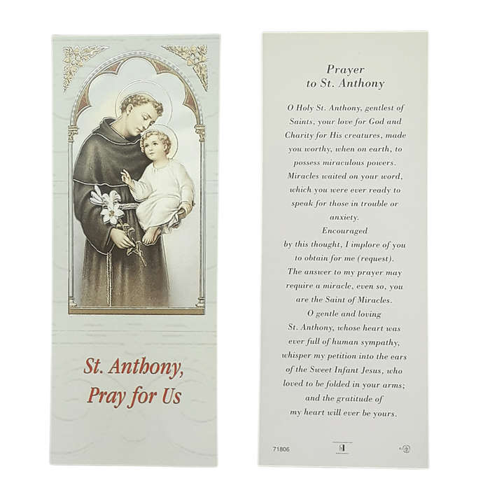 St Anthony Bookmark