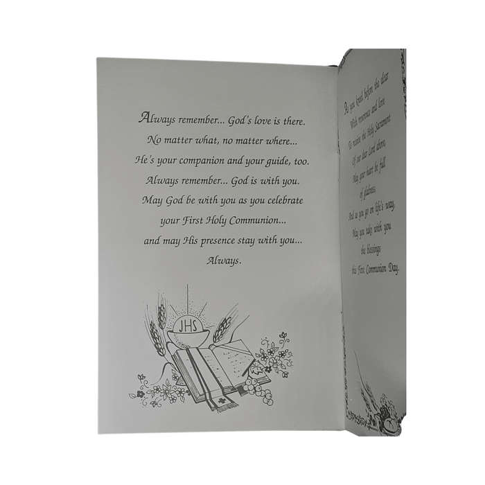 First Holy Communion Keepsake Card