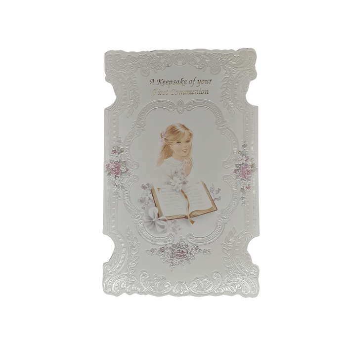 Large Girl's First Holy Communion Keepsake