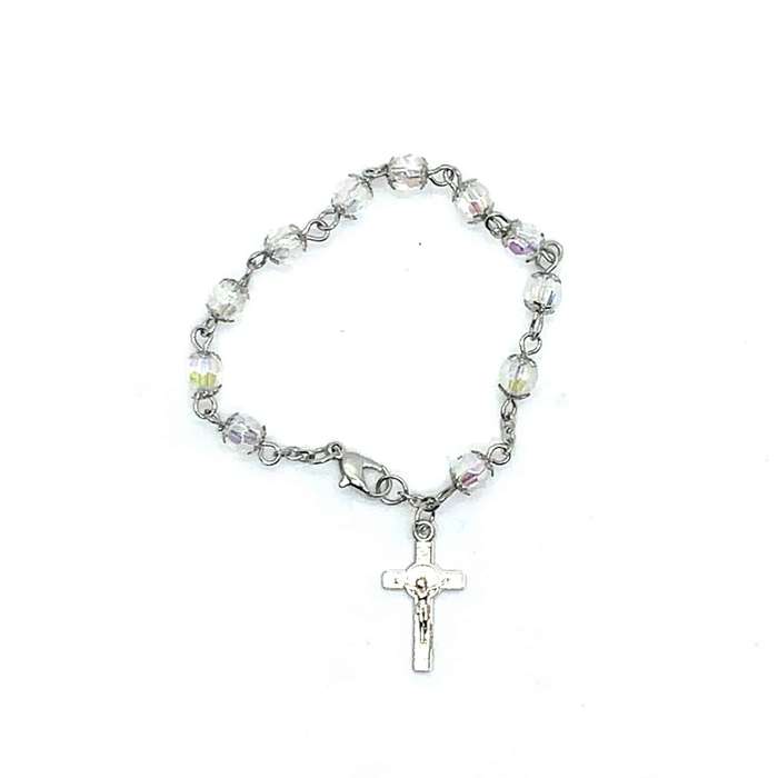 Clear Bead Decade Rosary