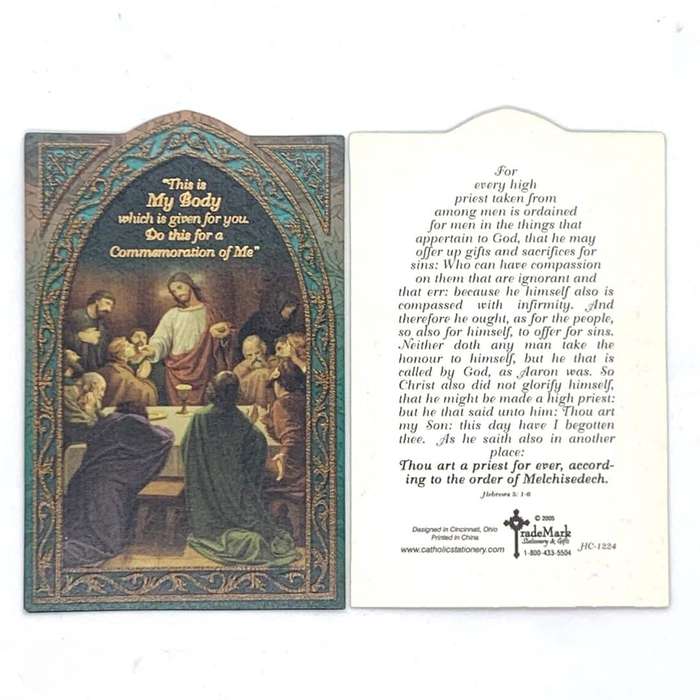 Priest Holy Card